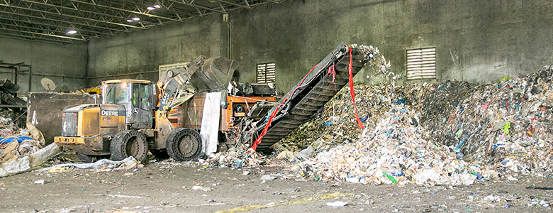 Commercial Waste Solutions Waste Collection Center operations.